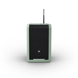 LD Systems ANNY® 8 HHD B5 GN - Bærbar batteridrevet Bluetooth® PA-højttaler med mixer og 1x trådløs håndholdt mikrofon, Adventure Green