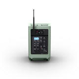 LD Systems ANNY® 8 HHD B5 GN - Bærbar batteridrevet Bluetooth® PA-højttaler med mixer og 1x trådløs håndholdt mikrofon, Adventure Green