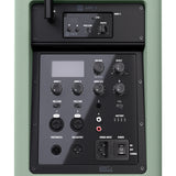 LD Systems ANNY® 8 HHD B5 GN - Bærbar batteridrevet Bluetooth® PA-højttaler med mixer og 1x trådløs håndholdt mikrofon, Adventure Green