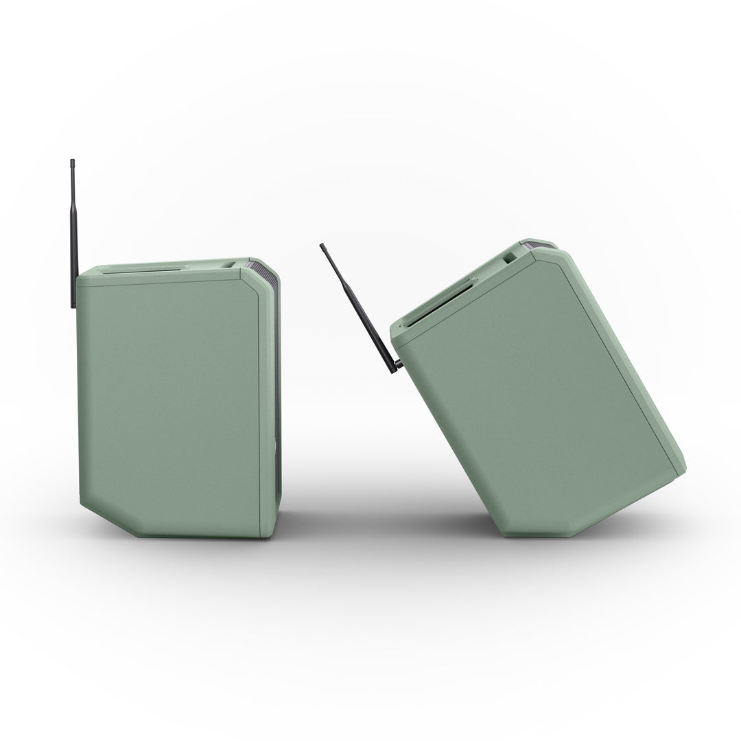 LD Systems ANNY® 8 HHD B5 GN - Altoparlante PA Bluetooth® portatile alimentato a batteria con mixer e 1x microfono palmare wireless, Adventure Green