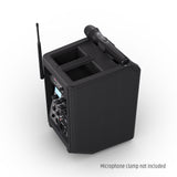LD Systems ANNY® 8 HHD B5 - Bærbar batteridrevet Bluetooth® PA-højttaler med mixer og 1 x trådløs håndholdt mikrofon, Stage Black