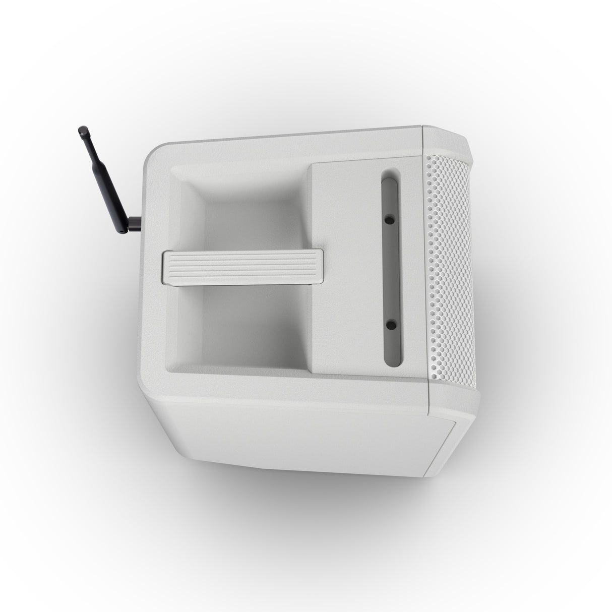 LD Systems ANNY® 8 HHD B6 W - Bærbar batteridrevet Bluetooth® PA-højttaler med mixer og 1x trådløs håndholdt mikrofon, Ren hvid