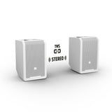LD Systems ANNY® 8 HHD B6 W - Bærbar batteridrevet Bluetooth® PA-højttaler med mixer og 1x trådløs håndholdt mikrofon, Ren hvid