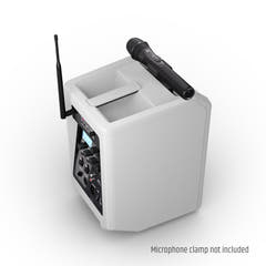 LD Systems ANNY® 8 HHD B6 W - Altoparlante PA Bluetooth® portatile a batteria con mixer e 1x microfono a mano wireless, bianco puro