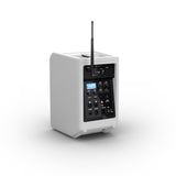 LD Systems ANNY® 8 HHD B6 W - Bærbar batteridrevet Bluetooth® PA-højttaler med mixer og 1x trådløs håndholdt mikrofon, Ren hvid