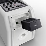 LD Systems ANNY® 8 HHD B6 W - Bærbar batteridrevet Bluetooth® PA-højttaler med mixer og 1x trådløs håndholdt mikrofon, Ren hvid