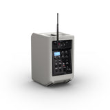 LD Systems ANNY® 8 HHD B8 G - Bærbar batteridrevet Bluetooth® PA-højttaler med mixer og 1 trådløs håndholdt mikrofon, Urban Grey