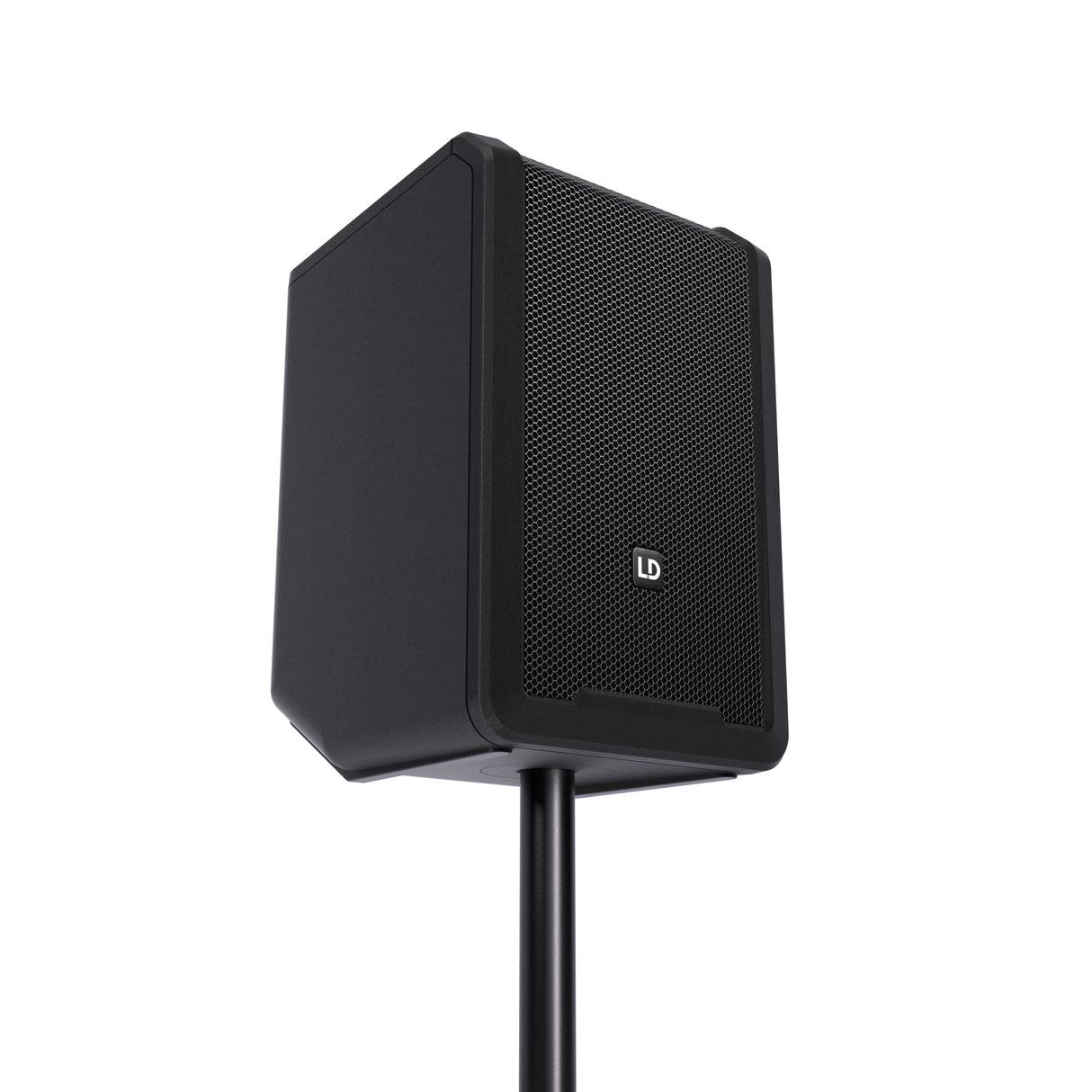 LD Systems ANNY® 8 HHD B8 - Bærbar batteridrevet Bluetooth® PA-højttaler med mixer og 1 x trådløs håndholdt mikrofon, Stage Black