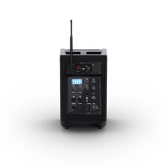 LD Systems ANNY® 8 HHD B8 - altoparlante PA portatile a batteria Bluetooth® con mixer e 1 x microfono palmare wireless, Stage Black