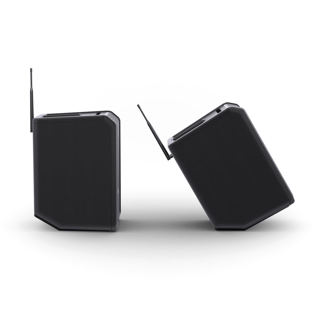 LD Systems ANNY® 8 HHD B8 - altoparlante PA portatile a batteria Bluetooth® con mixer e 1 x microfono palmare wireless, Stage Black