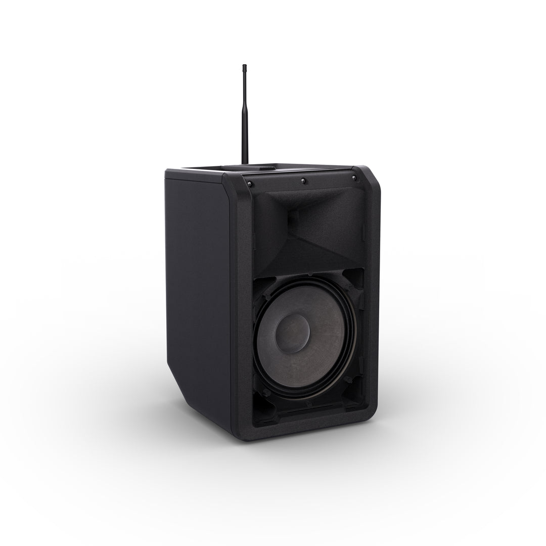 LD Systems ANNY® 8 HHD B8 - altoparlante PA portatile a batteria Bluetooth® con mixer e 1 x microfono palmare wireless, Stage Black