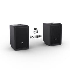 LD Systems ANNY® 8 - Altoparlante PA Bluetooth® portatile alimentato a batteria con mixer, Stage Black