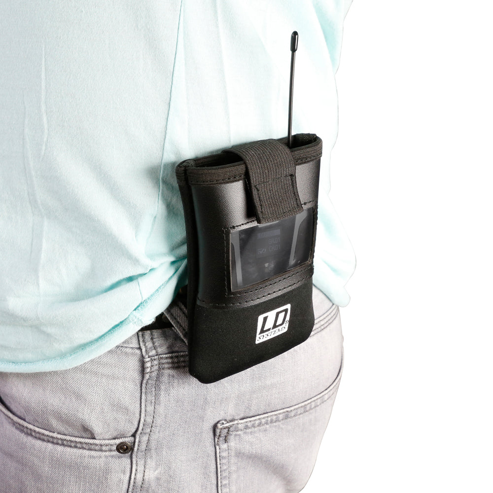 LD Systems BP POCKET 2 - Borsa per trasmettitore bodypack con finestra trasparente
