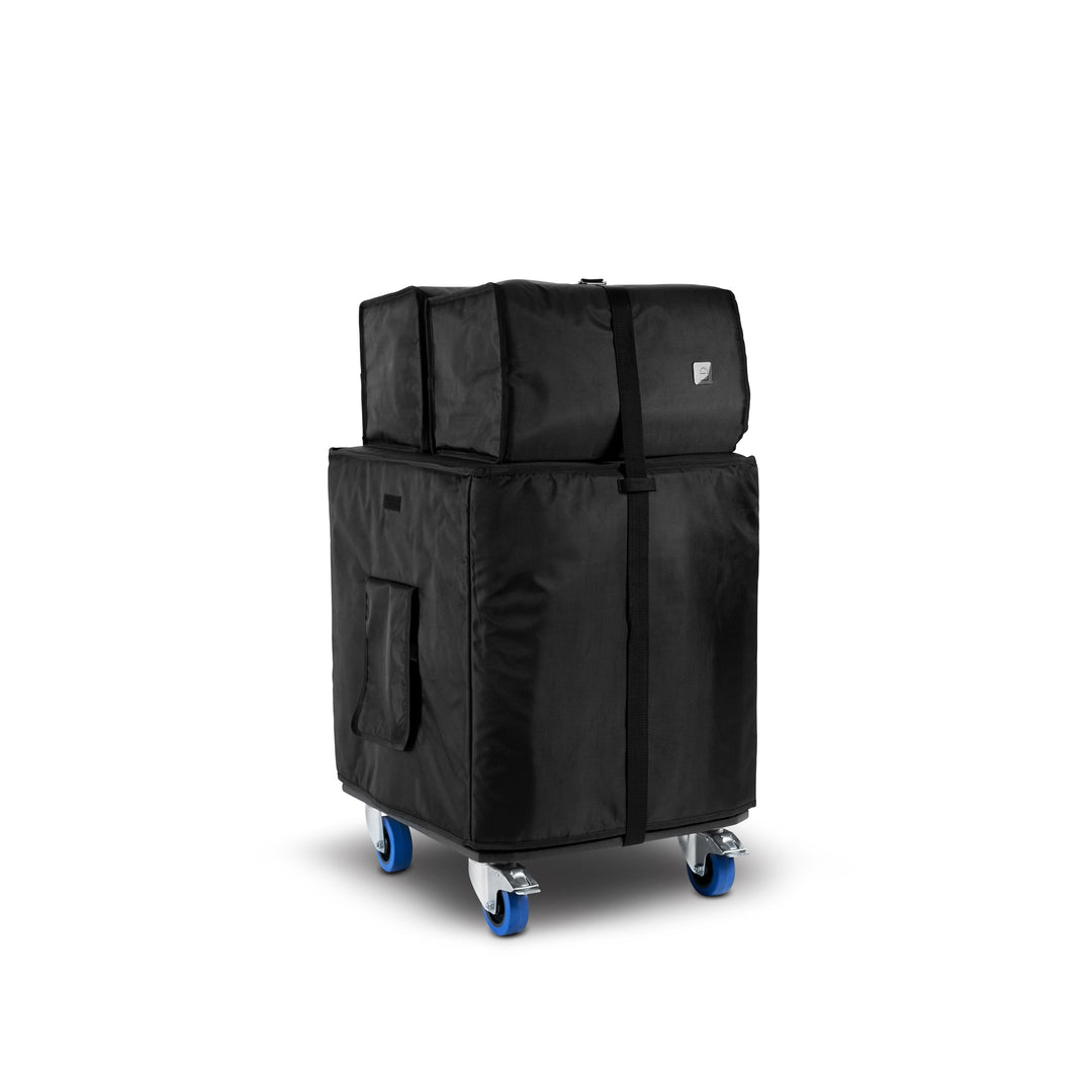 LD Systems DAVE 12 G4X BAG SET - Set di trasporto con base con ruote e copertura protettiva per DAVE 12 G4X