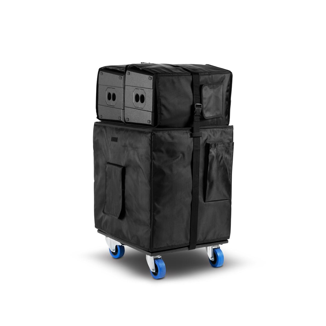 LD Systems DAVE 15 G4X BAG SET - Set di trasporto con base con rotelle e copertura protettiva per DAVE 15 G4X