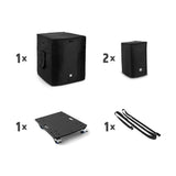 LD Systems DAVE 15 G4X BAG SET - Transport­sæt med hjulplade og beskyttelsesovertræk til DAVE 15 G4X