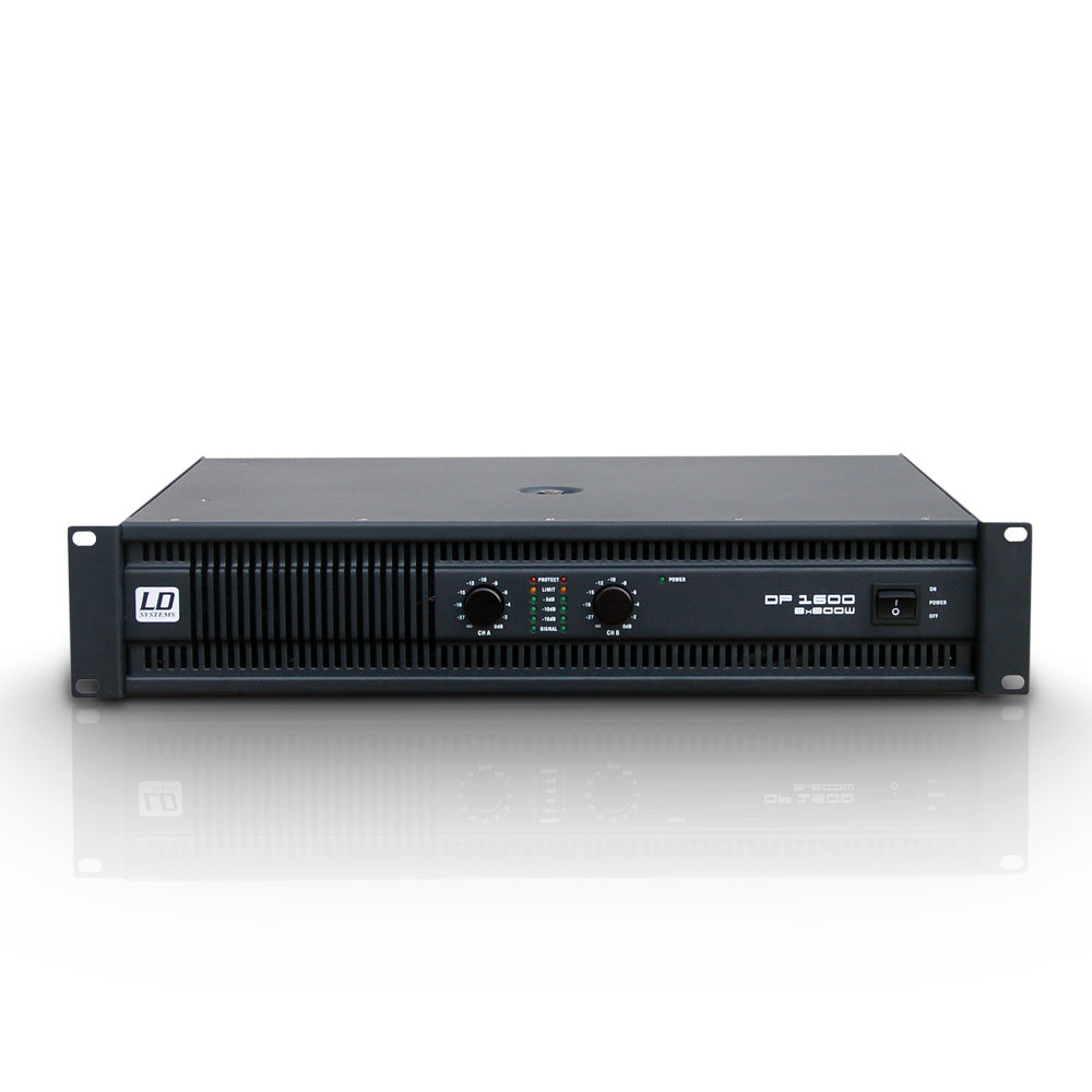 LD Systems DEEP2 1600 - Amplificatore di Potenza (2x450W, 8 Ohm)