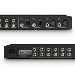 LD Systems HPA 6 - Amplificatore per cuffie a 19" e 6 canali