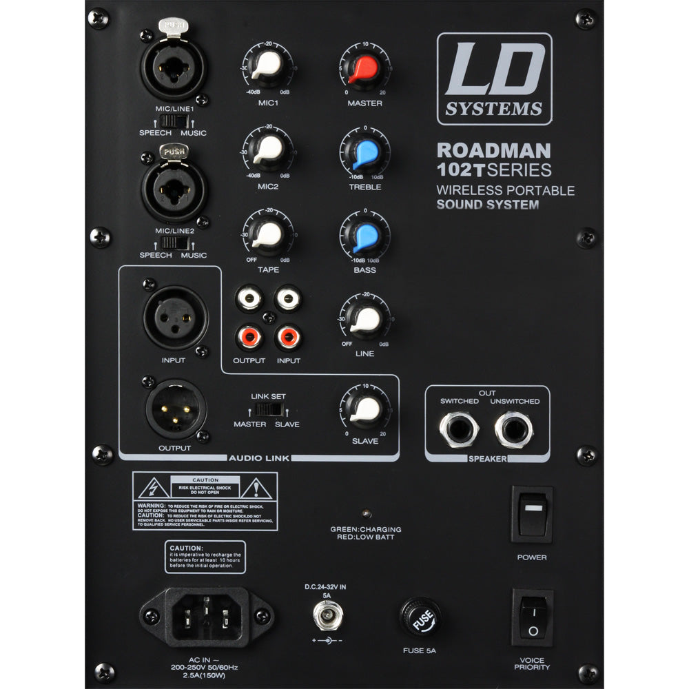 LD Systems Roadman 102 Cuffia Altoparlante Attivo Portatile