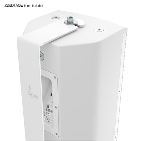 LD Systems SAT 262 G2 WMB W - Drejeligt vægbeslag til LDSAT262G2, hvid