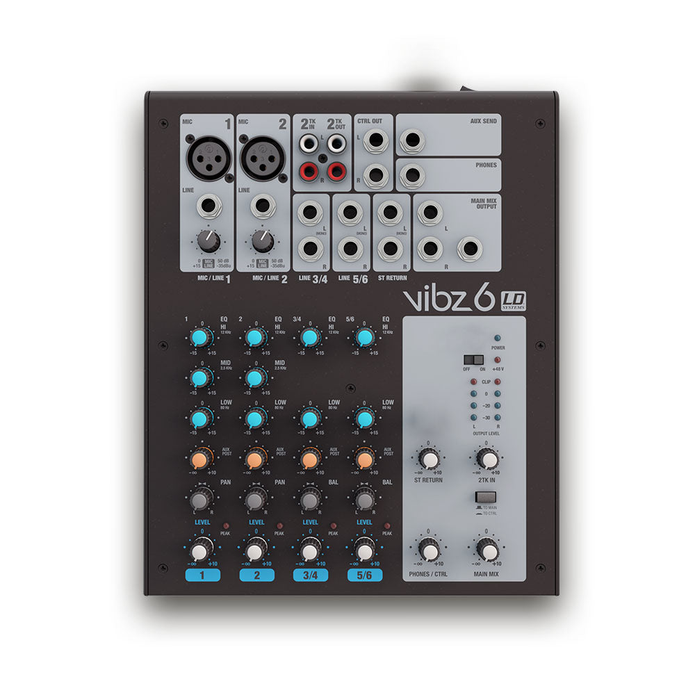 LD Systems VIBZ Mixer a 6 canali