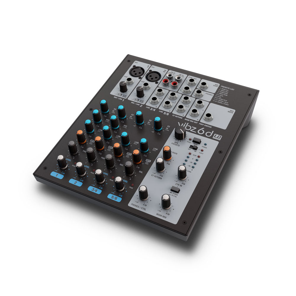 LD Systems VIBZ 6 D - Console mixer a 6 canali con DFX