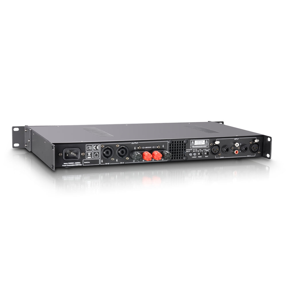 LD Systems XS 200 - Amplificatore di Potenza (2x50W, 8 Ohm)