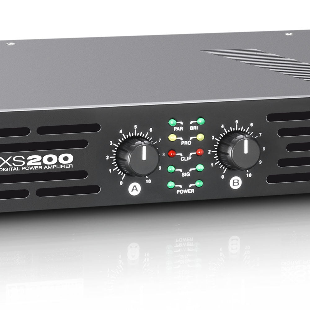 LD Systems XS 200 - Amplificatore di Potenza (2x50W, 8 Ohm)