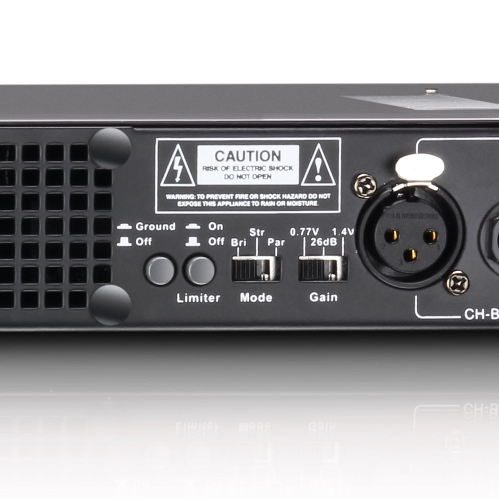 LD Systems XS 200 - Amplificatore di Potenza (2x50W, 8 Ohm)