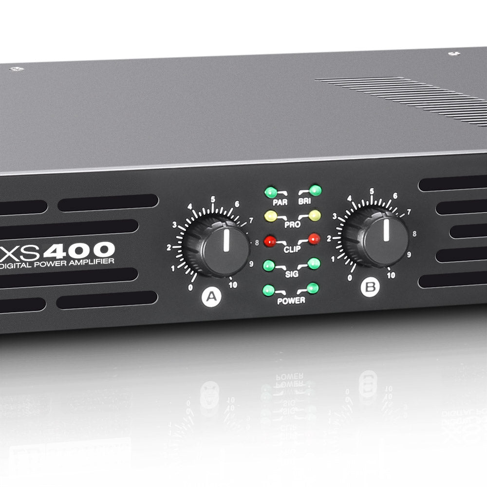 LD Systems XS 400 - Amplificatore di Potenza (2x100W, 8 Ohm)