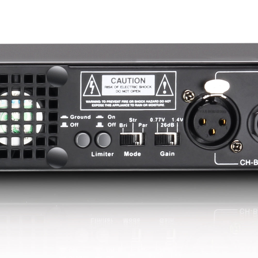 LD Systems XS 400 - Amplificatore di Potenza (2x100W, 8 Ohm)