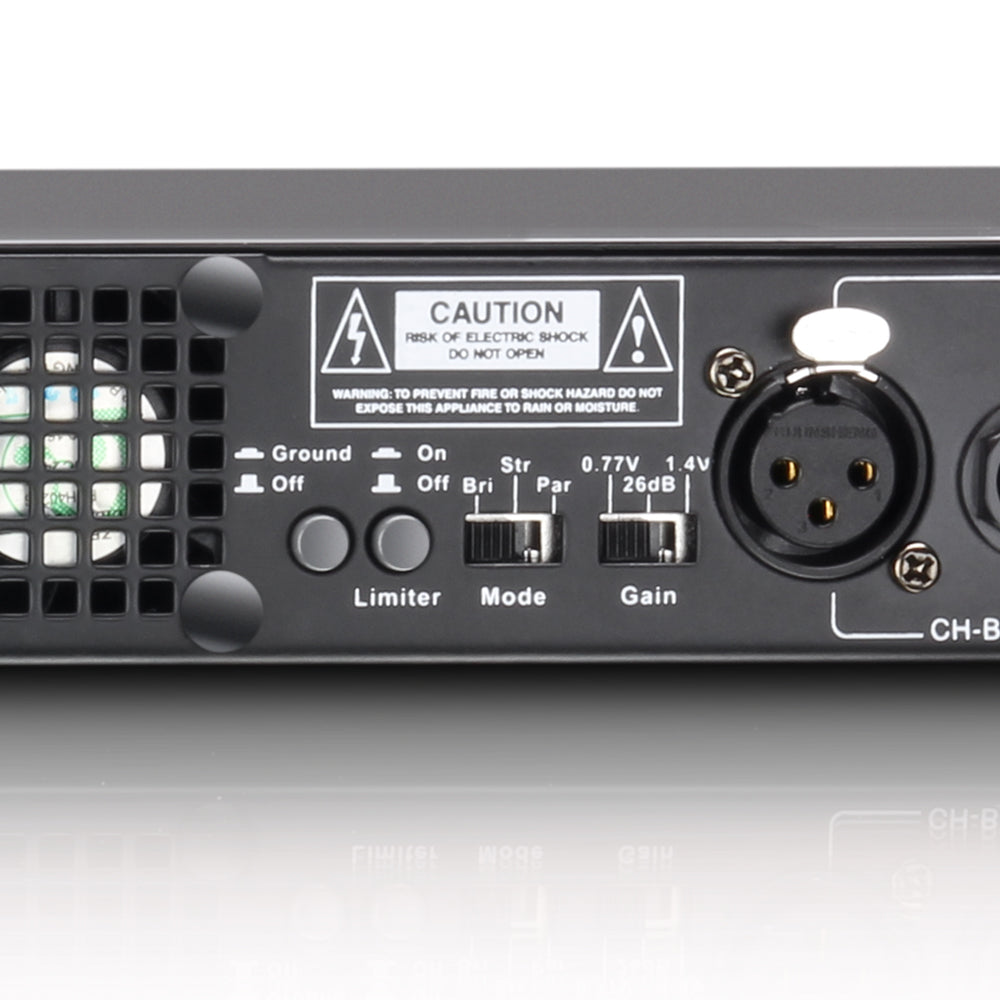 LD Systems XS 700 - Amplificatore di Potenza (2x200W, 8 Ohm)