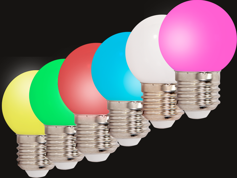 Ibiza Lampadine LED Colorate (6 pz)