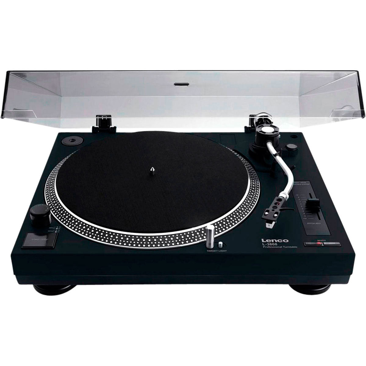 Lenco L-3808 Turntable (Black)