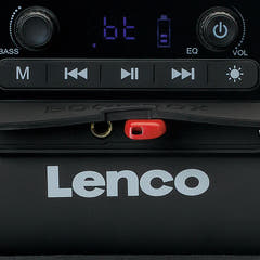 Lenco SPR-200BK Boombox con Bluetooth