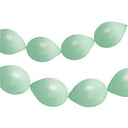 Palloncini Link per Ghirlande 8 pz. (Pistacchio Polvere Opaco, 33cm)