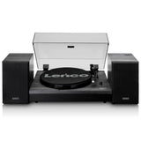 Lenco LS-300 Giradischi con Altoparlanti (Nero)