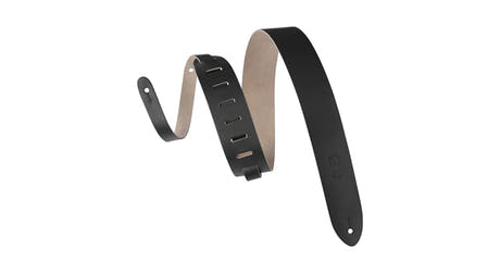 Levys M12 cinghia per chitarra 2", nera
