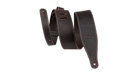 Levys M17BAS cinghia per chitarra 2 1/2", marrone scuro