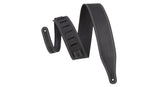 Levys M17BDS tracolla per chitarra 2 1/2", parte superiore black pull up