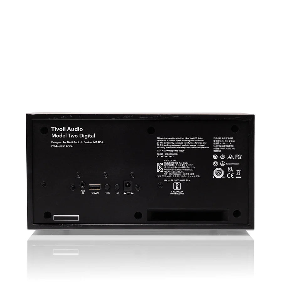 Tivoli Audio Model Two Digital Bluetooth Altoparlante (Nero/Nero)