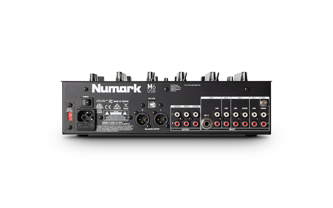Numark M6-USB Mixer (Black)