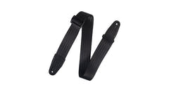 Levys M8SB tracolla per chitarra 2", cintura di sicurezza nera
