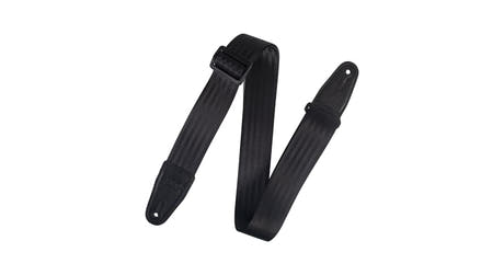 Levys M8SB tracolla per chitarra 2", cintura di sicurezza nera