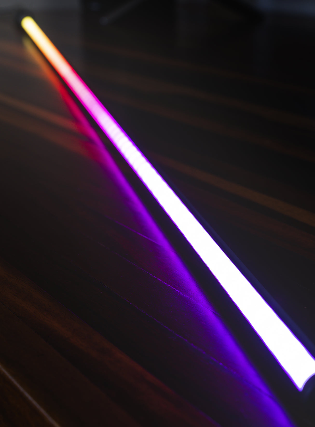 Ibiza Magic Color Stick RGB Floor Light (Black)