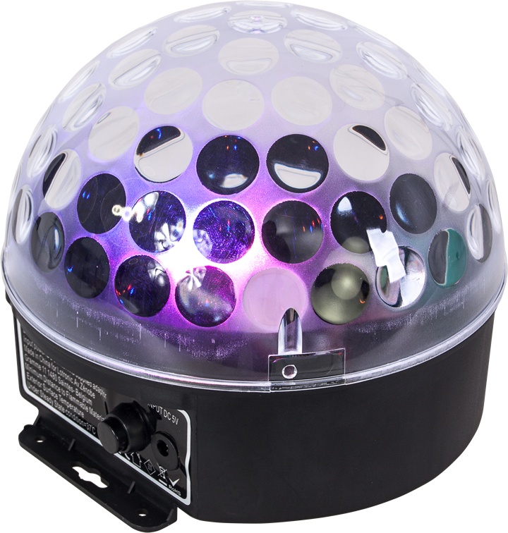 Ibiza Astro-Bat RGBA LED Luce da Discoteca