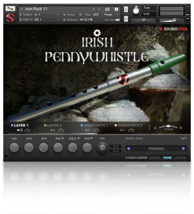 Iron Pack 11 - Flauto irlandese Penny Whistle