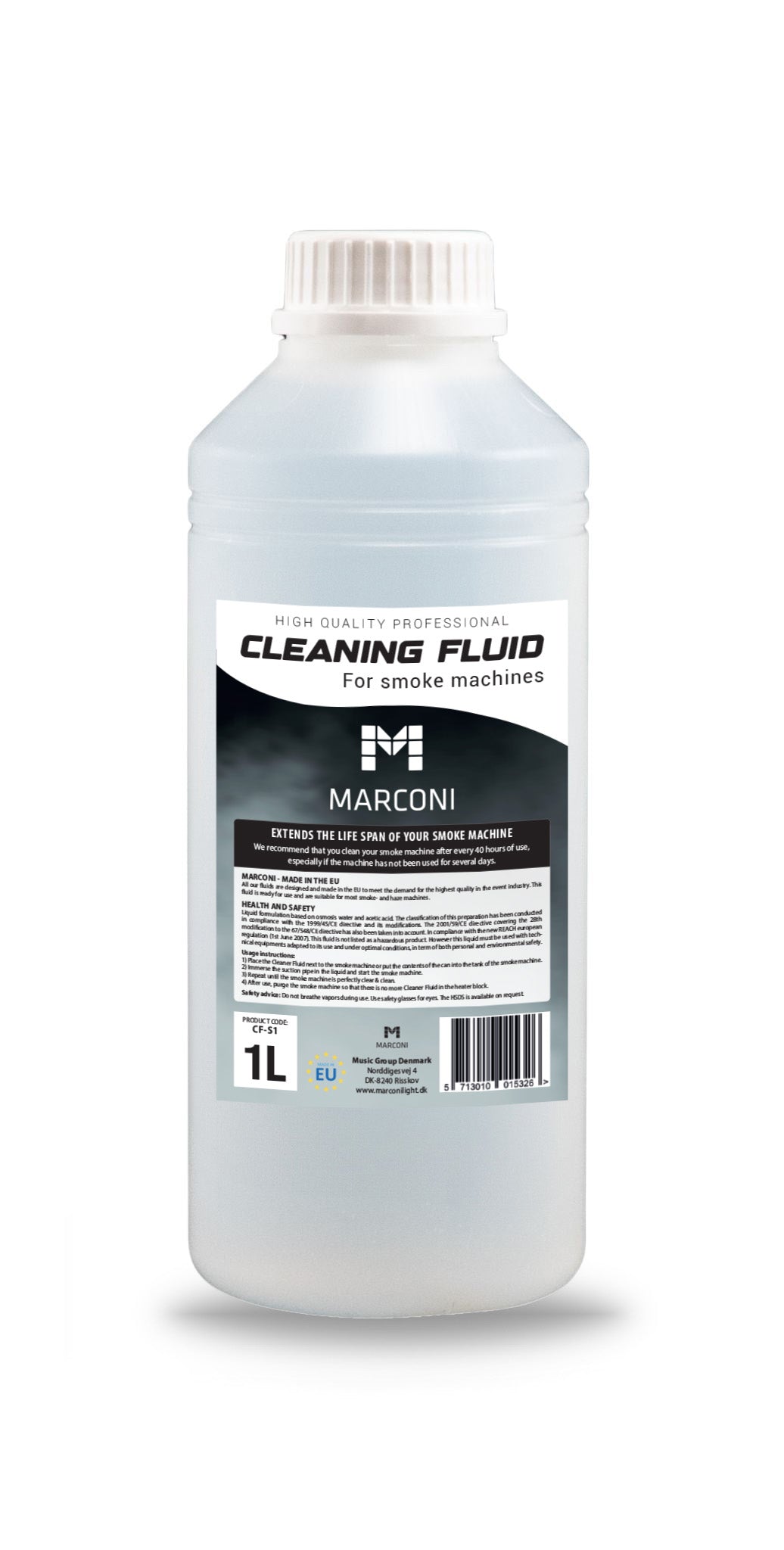 Marconi Liquido di Pulizia per Macchina del Fumo (1L)