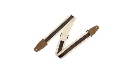 Levys MC2CG tracolla per chitarra 2", striscia in pelle naturale su marrone scuro