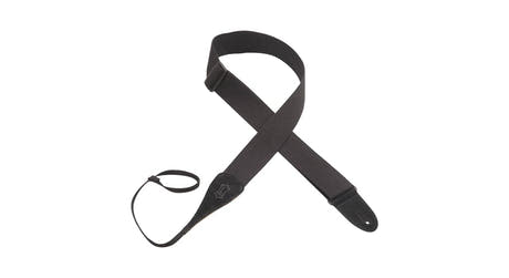 Levys MC8A tracolla per chitarre da 2" per chitarra acustica e dobro, nera
